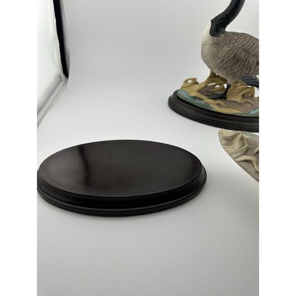 BOEHM Canadian Geese Porcelain Figurines Set of Two w/ Stands 1953 #408N #408 - Picture 5 of 14